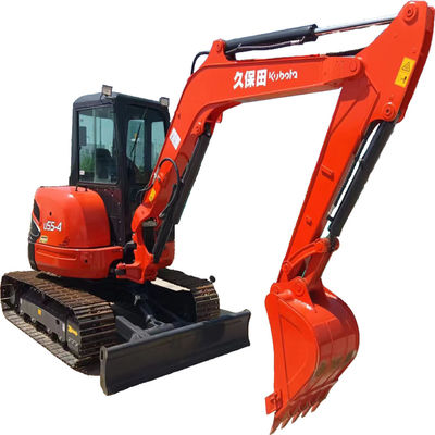 Fornitura 5.5 tonnellate Kubota U55 escavatore Mini escavatore usato con 0.5m3 capacità di secchio