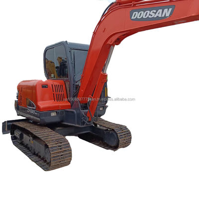 DOOSAN DX60 escavatore con 0.21M3 capacità di secchio nel mercato della costruzione idraulica