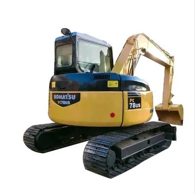 7 tonnellate di escavatore Komatsu PC78US con 0-2000 ore di lavoro e capacità di 0.2M3