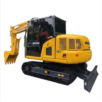Komatsu PC70 7T Escavatore usato con capacità di 0.2M3 e buone condizioni di funzionamento