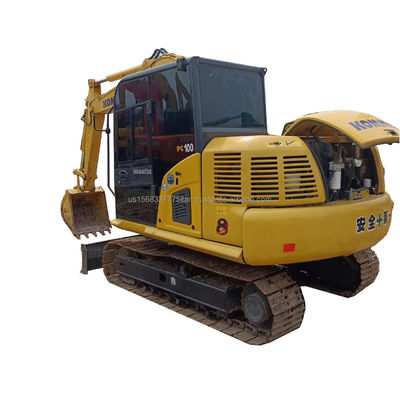 Shanghai usato escavatore Komatsu PC100 scavatore macchina 10 tonnellate di peso operativo per il vostro