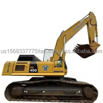 Shanghai Used Excavator Komatsu PC400-7 Digger Machine con valvola idraulica originale