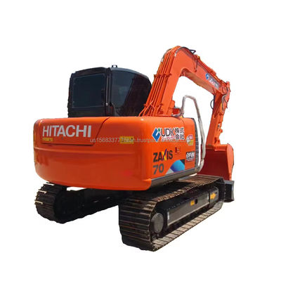 Escavatore usato Hitachi ZX70 con valvola idraulica originale e 0-2000 ore di lavoro
