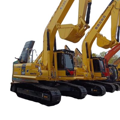 Escavatore Komatsu usato Escavatore PC220 originale con capacità di secchio di 1,2 M3 in Giappone