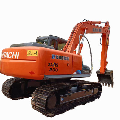0.8m3 Capacità del secchio Cilindro idraulico originale Escavatore Hitachi usato EX200 ZX200