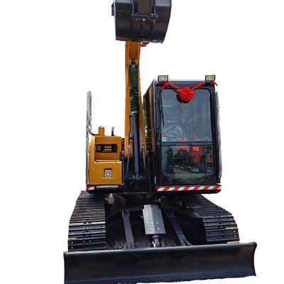 SANY SY75C escavatore di seconda mano pompa idraulica quasi originale macchina di movimento rapido