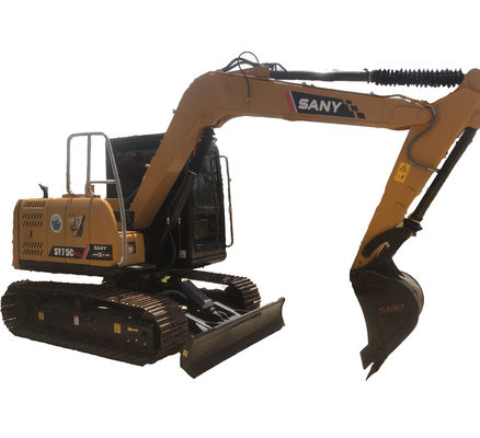 0.32M3 Capacità del secchio Sany SY75C Pro Escavatore cilindro idraulico originale e destra