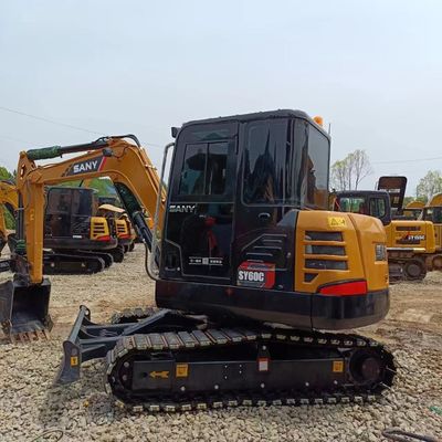 Sany SY60C escavatore con eccellenti prestazioni di lavoro e 0-2000 ore di lavoro