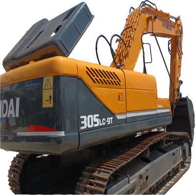 30500 KG Peso della macchina Hyundai305LC-9 Escavatore a strisce 215 kw Escavatore Hyundai usato
