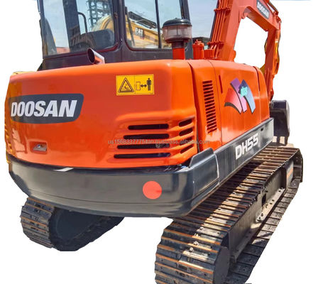Escavatore DOOSAN DH55 di seconda mano 6TON Good Efficiency Hydraulic Construction Machine
