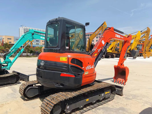 5Miniescavatore da 5 tonnellate KUBOTA KXU55 utilizzato nel 2016 con caratteristiche e componenti principali