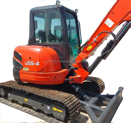 Miniescavatore originale giapponese KUBOTA KXU55 5,5 tonnellate utilizzato con motore originale e PLC