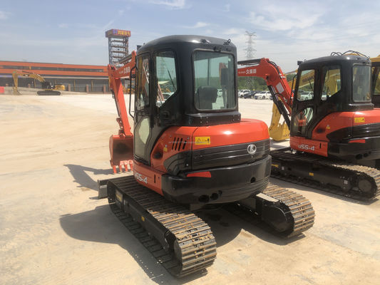 Miniescavatore originale giapponese KUBOTA KXU55 5,5 tonnellate utilizzato con motore originale e PLC