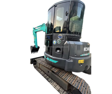 Escavatori usati Kobelco SK55SR con pompa idraulica originale e tempi di lavoro ridotti