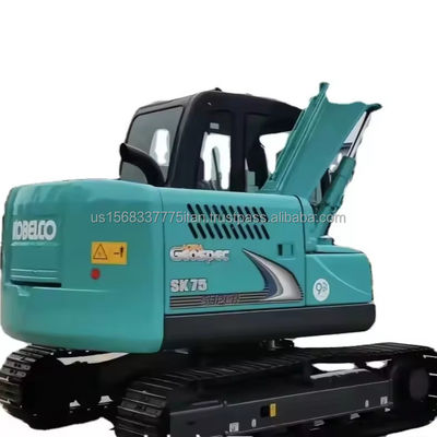 42kw Kobelco SK75-8 Escavatore idraulico usato con valvola idraulica originale