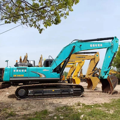 2016 Kobelco SK350 escavatore di seconda mano Buone prestazioni macchina idraulica da costruzione