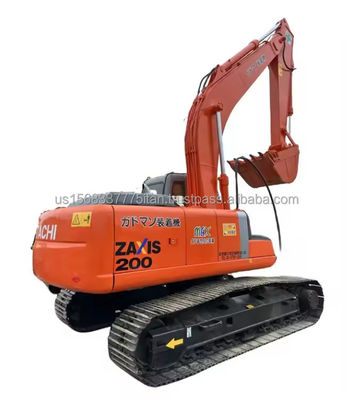 Grande escavatore da 20 tonnellate Hitachi ZX200 prodotto in Giappone per negozi di materiali da costruzione