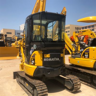 11.2 kw Komatsu PC35 Mini Digger Used Crawler Escavator 3.5Ton Escavator Harga Escavator