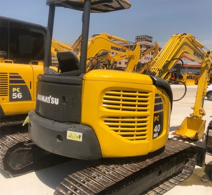 4000 KG Komatsu PC40 Mini Digger Crawler Excavator da 4 tonnellate con valvola idraulica originale