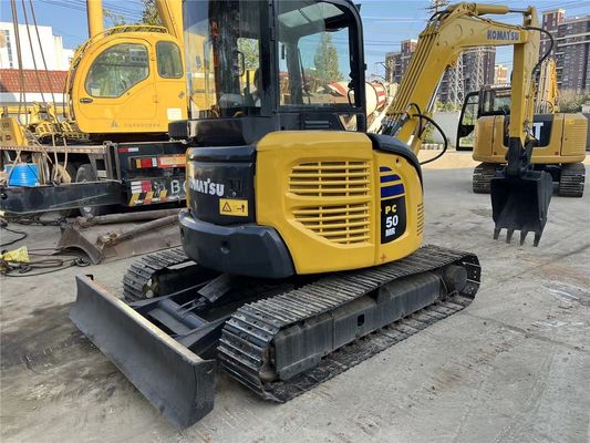 Macchina di media utilizzazione Komatsu PC50 mini escavatore idraulico da 5 tonnellate