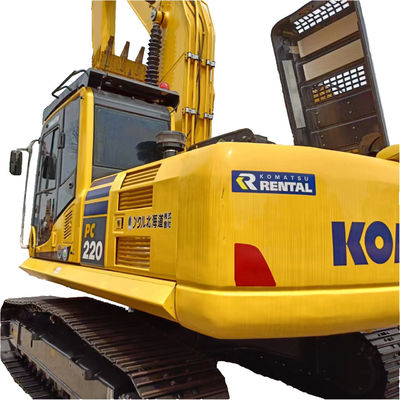 Escavatore Komatsu PC220 con 22000 kg di peso della macchina e cilindro idraulico originale