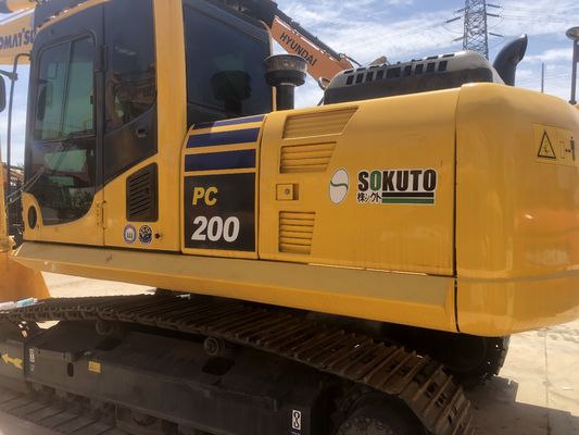Escavatore originale Komatsu PC200 20TON Escavatore usato con capacità di secchio di 1,2M3