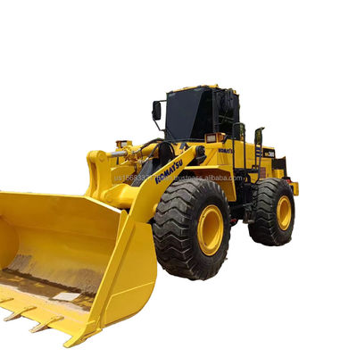 Negozi di materiali da costruzione utilizzati Komatsu WA 380 caricatore 20 tonnellate carico nominale e ottime prestazioni