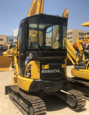 Scavatore idraulico Komatsu PC35 Escavatore usato 3670 KG Peso della macchina Escavatore a striscia