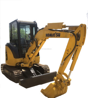 Escavatore a trascinatore Komatsu PC35 con cilindro idraulico originale e scarse ore di lavoro