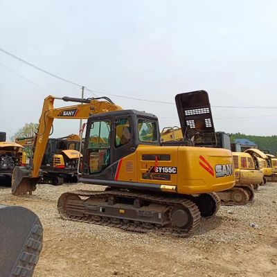 Sany155 SY 95 C PRO Escavatore con pompa idraulica originale e capacità di secchio di 0,6 M3