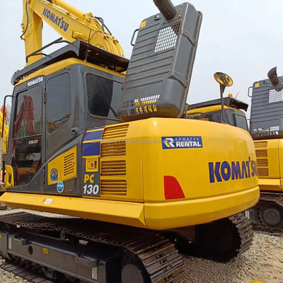 Usato Komatsu PC130 escavatore 13 tonnellate a Shanghai scavatore di seconda mano con valvola originale