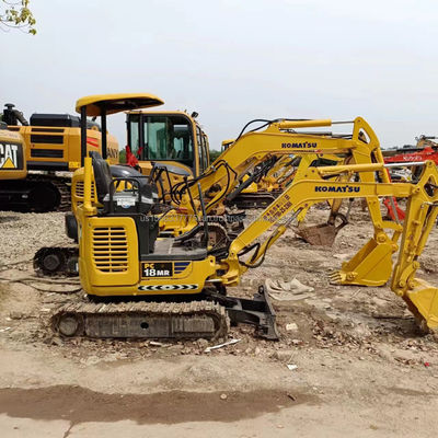 Komatsu PC18MR Mini Escavatore usato Escavatore idraulico Crawler 1865 KG Peso della macchina