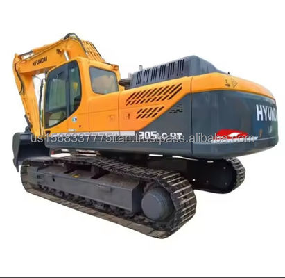 Escavatore da 30 tonnellate 305 Crawler con 0-2000 ore di lavoro in Corea Hyundai usato 305LC-9T
