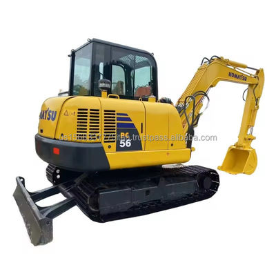 Basso orario di lavoro Komatsu PC56-7 Escavatore di seconda mano per la costruzione a prezzi accessibili