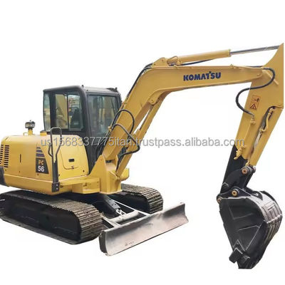 Valvola idraulica originale Komatsu PC56-7 Escavatore di seconda mano 5 tonnellate