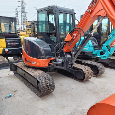 Mini escavatore da 5 tonnellate Hitachi ZX50u e pompa idraulica originale dal Giappone per l'importazione