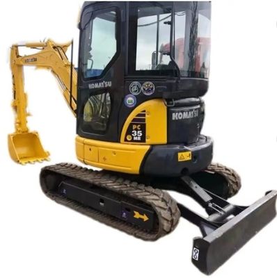Piccolo escavatore idraulico Komatsu PC35 Escavatore usato da 3,5 tonnellate con capacità di secchio di 0,2 M3