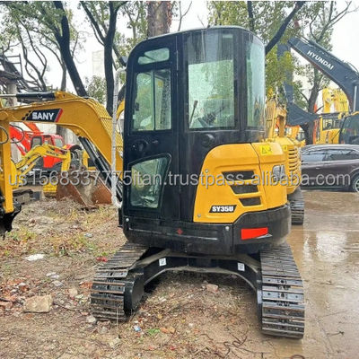 Mini Sany SY35U Mini Digger con pompa idraulica originale e motore ISUZU
