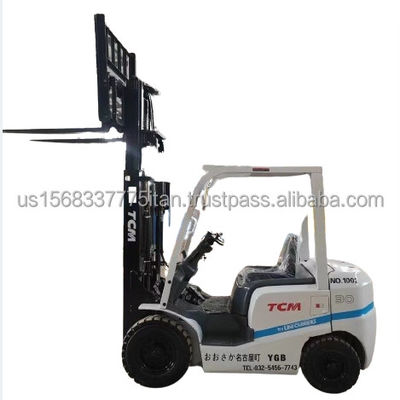 Giappone TCM YGB 3 tonnellate carrello elevatore di seconda mano con 45 kW di potenza e 0-2000 ore di lavoro
