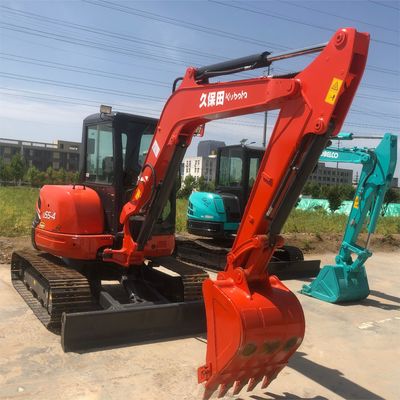 Fornitura 5.5 TON Kubota u55 escavatore Ore di lavoro ridotte 0-2000 Mini escavatore usato