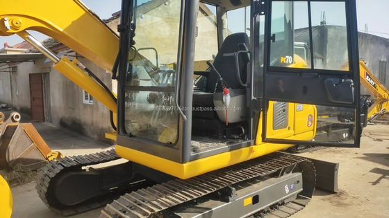 7 tonnellate Komatsu PC70 mini escavatore usato con cilindro idraulico originale e valvola
