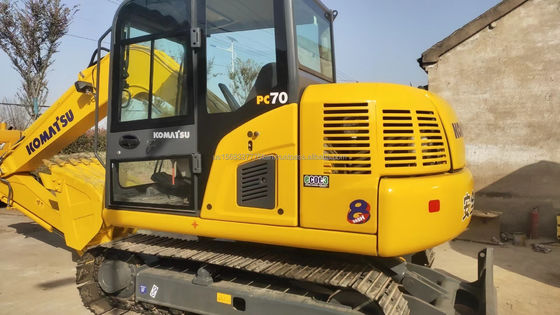 Komatsu PC70 UsedIn vendita Escavatore idraulico 7TON con motore Komatsu