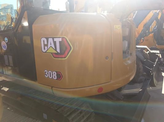 Escavatore da 8 tonnellate CAT 308 dal Giappone, a basso impiego e a prezzi accessibili, peso operativo di 3,5 tonnellate
