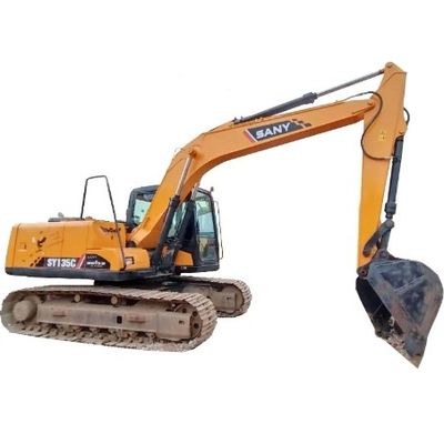Sany SY135C Pro Crawler Excavator di seconda mano da 13,5 tonnellate con 0-2000 ore di lavoro