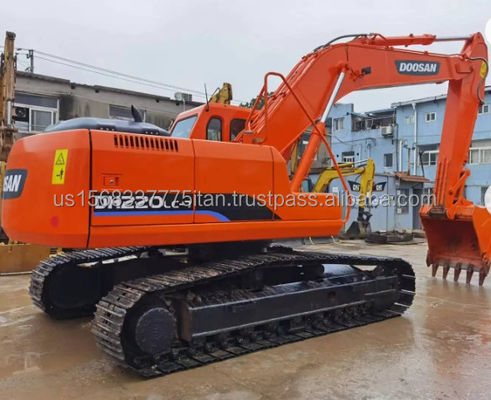 Original cilindro idraulico Doosan DH220 con grande e multi-funzione usato escavatore