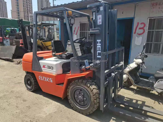 Forklift Heli K35 Originale Top Performance Used Machine Diesel 3000kg 1000MM Lunghezza della forcella