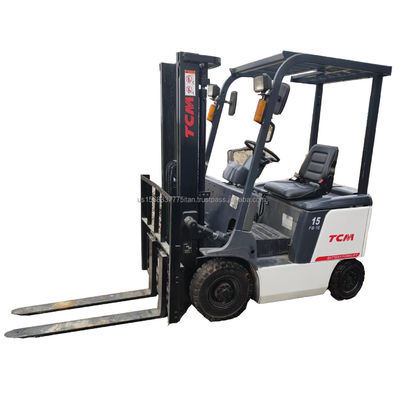 3 tonnellate di carrello elevatore TCM di seconda mano 2M lunghezza del carrello elevatore motore diesel fonte di energia