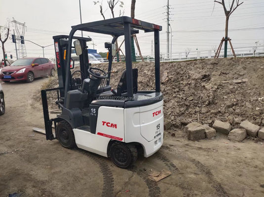 3 tonnellate di carrello elevatore TCM di seconda mano 2M lunghezza del carrello elevatore motore diesel fonte di energia