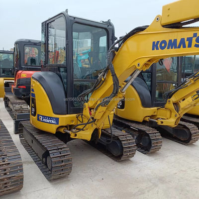 Mini escavatore da 3 tonnellate Komatsu PC30MR utilizzato con valvola idraulica e cilindro originali