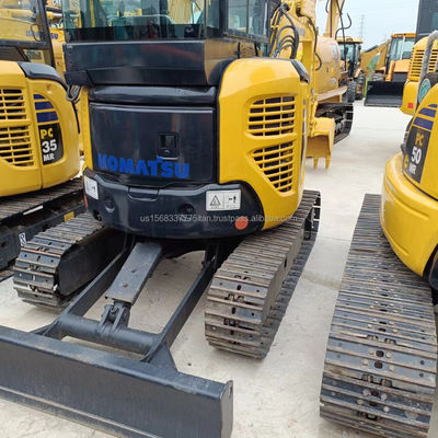 Mini escavatore da 3 tonnellate Komatsu PC30MR utilizzato con valvola idraulica e cilindro originali